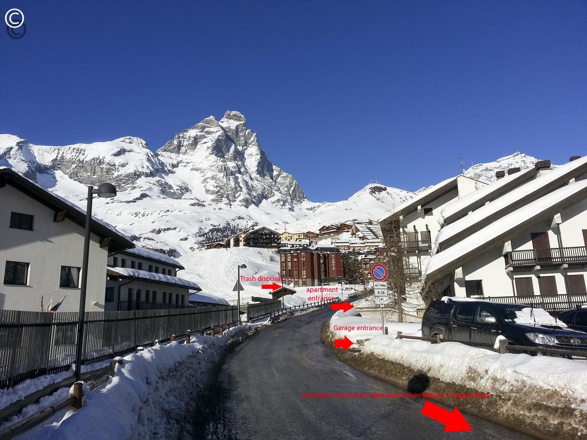 Breuil Cervinia Near Funicular Apartment With Private Garage Luaran gambar